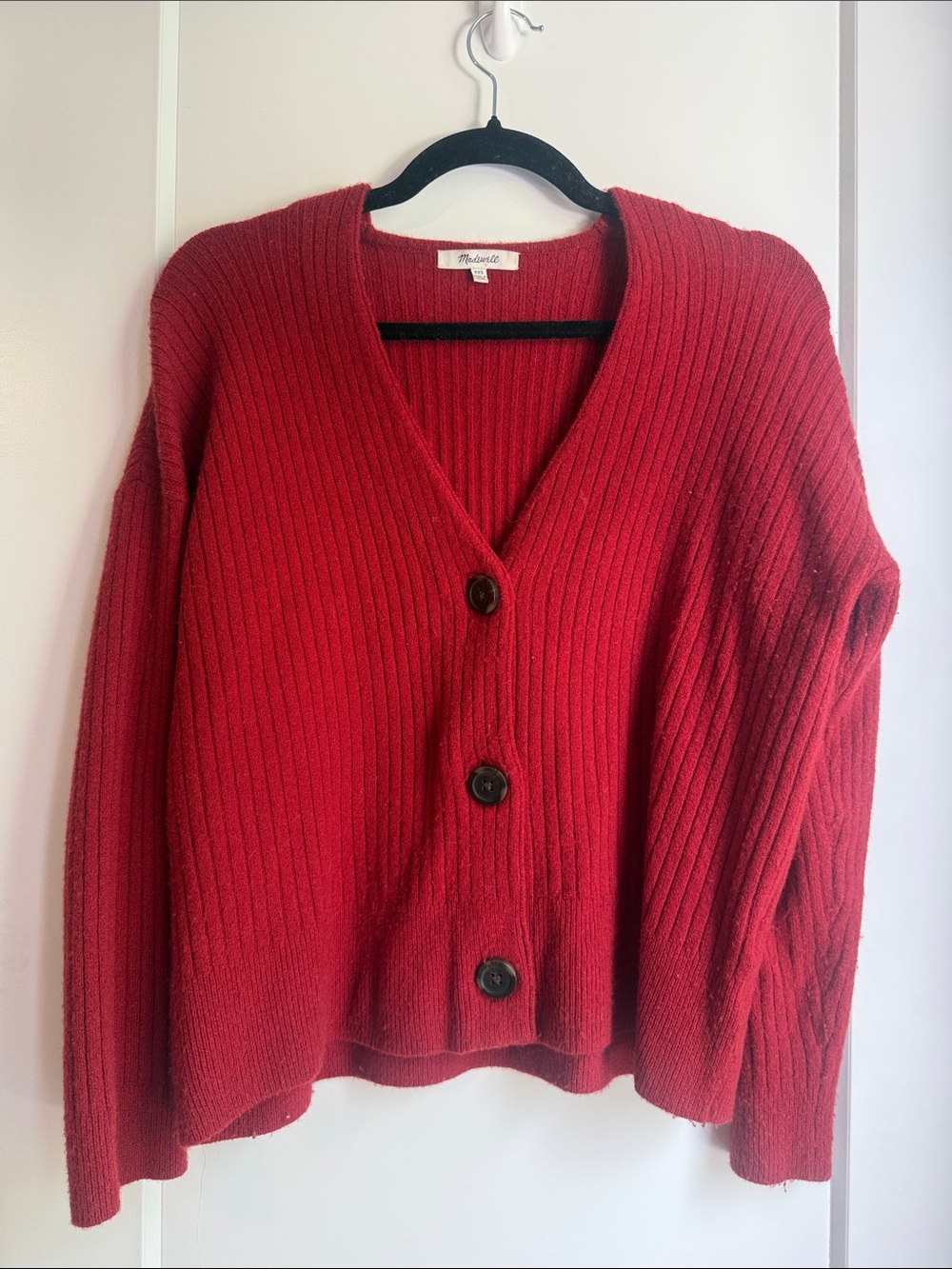 Madewell Wool Oversized Cardigan l